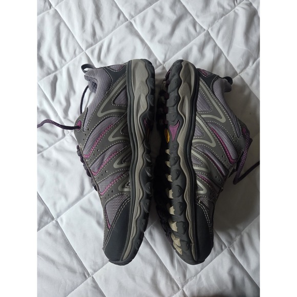 Eddie Bauer Womens Lukla Pro Mid Hiker 10 Boots Sneakers Shoes Vibram 6128-938 - Picture 3 of 6